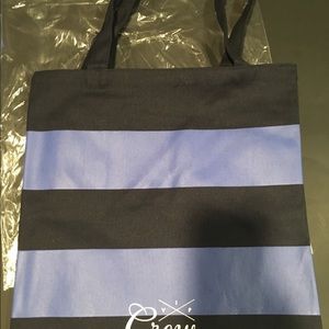 NWT jcrew two tone blue vip tote